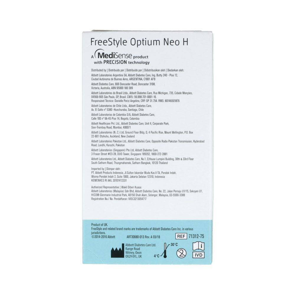 Tiras-Reactivas-De-Glucosa-En-Sangre-Freestyle-Optium-Neo-H-Caja-X-100-imagen-2
