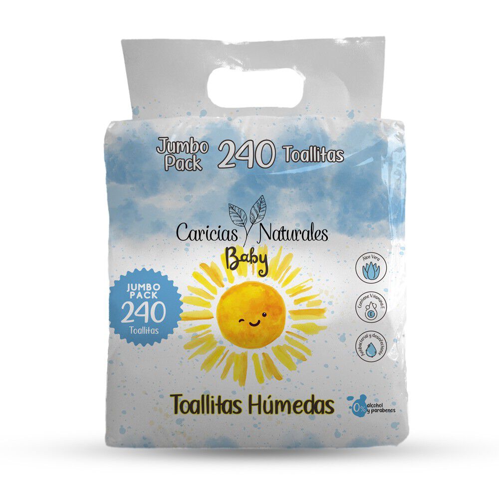 Promo-Toallitas-Humedas-Caricias-Naturales-Baby-Jumbo-Pack-Paquete-X-240-imagen