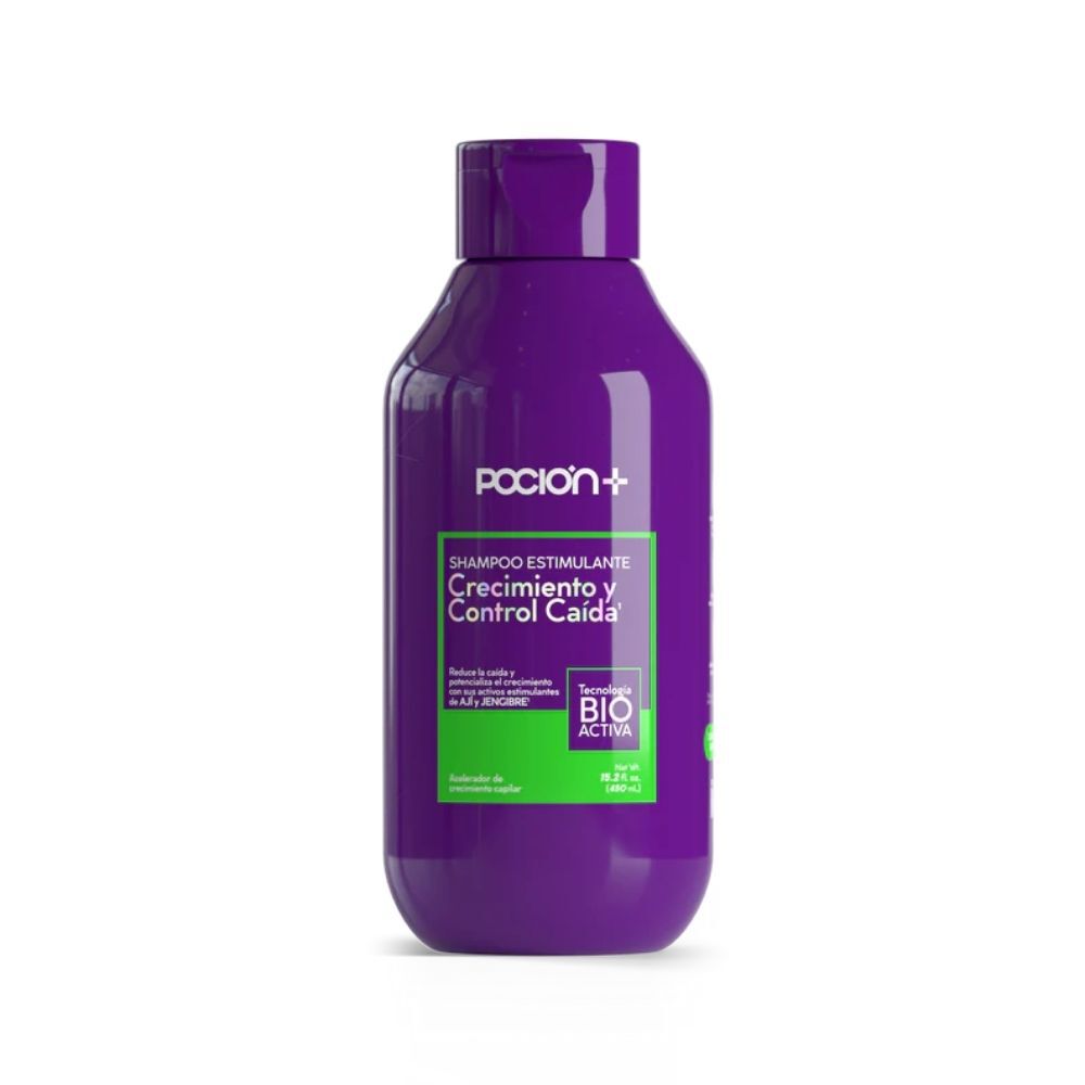 Shampoo Estimulante Pocion Crecimiento Y Control Caida Frasco X 450Ml