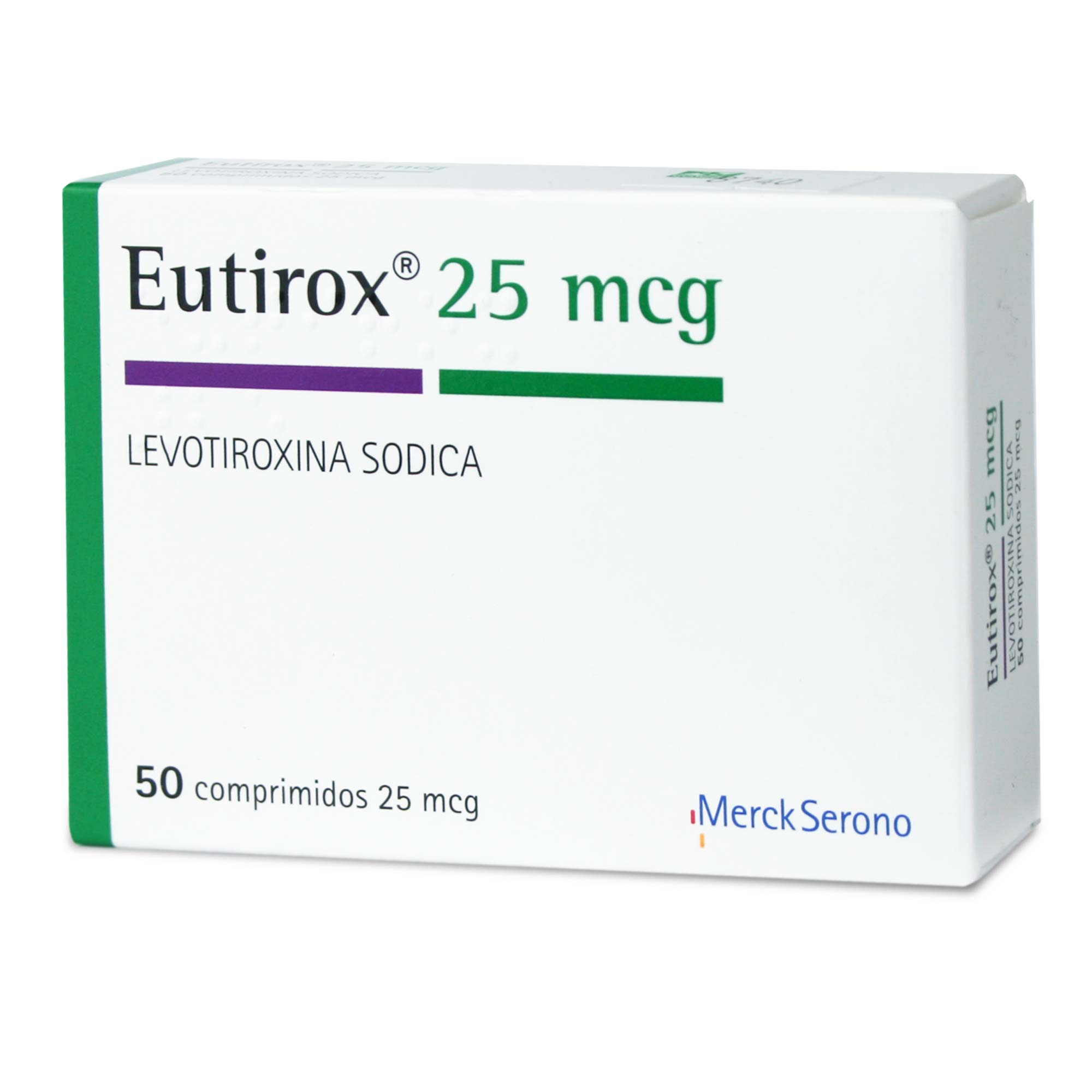 Eutirox 25 Levotiroxina 25 Mcg 50 Comprimidos Los Expertos En Ahorro