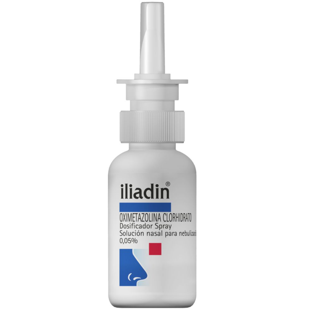Iliadin Adulto Oximetazolina 0,05 Inhalador Spray Nasal 10 mL Los