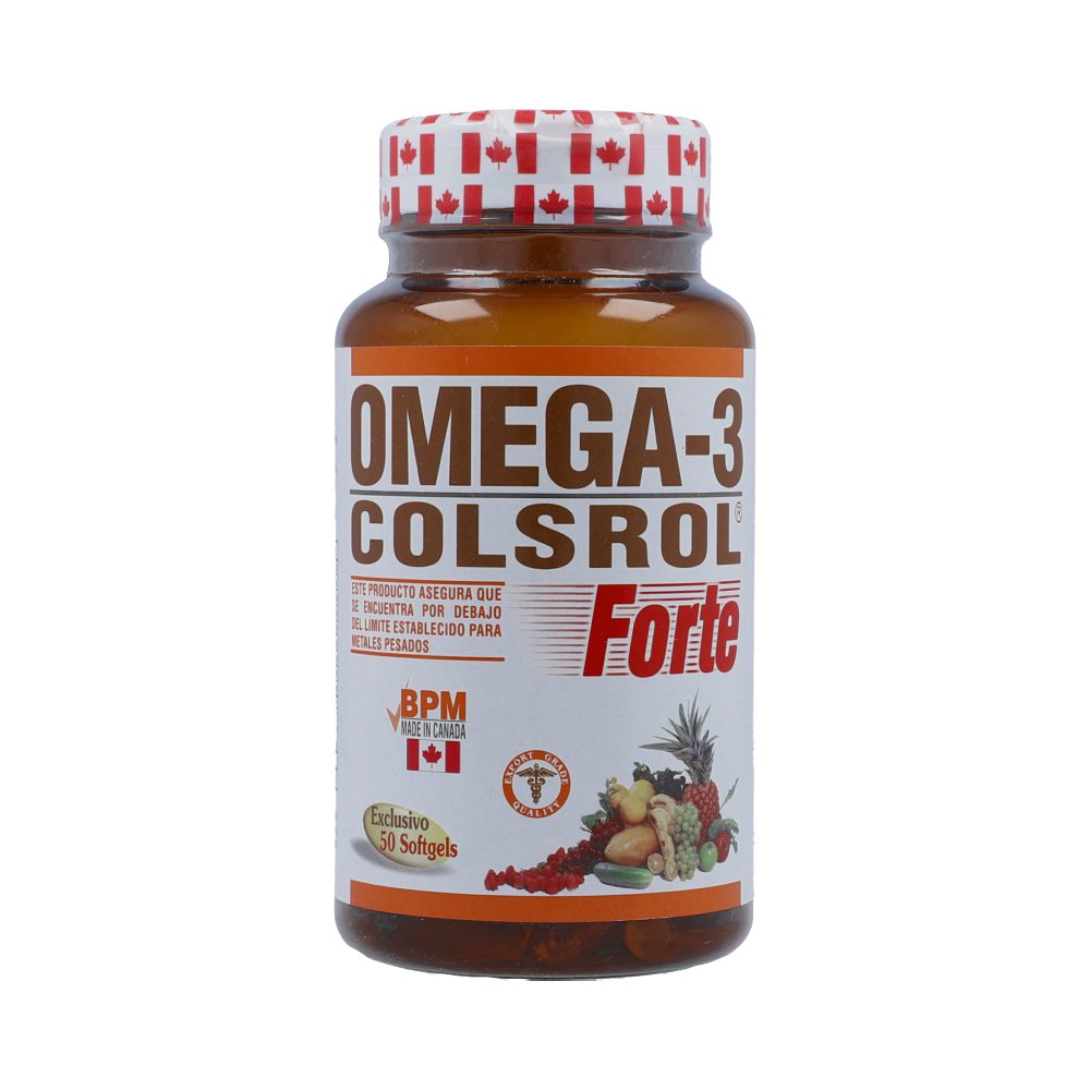Colsrol Omega 3 1000Mg Cápsula Blanda Natural Freshly Frasco X 50 Los