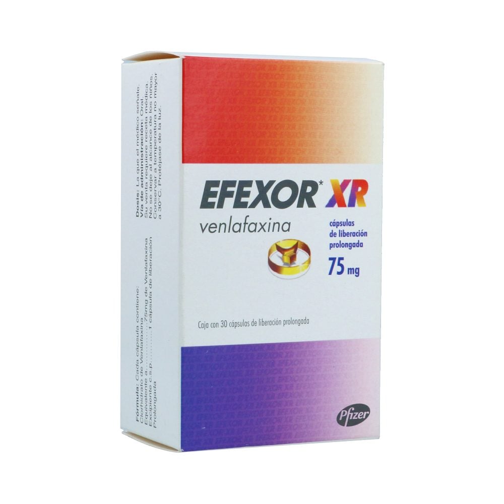 Efexor Xr Cápsulas Liberación Prolongada 75mg Caja X 30 Los Expertos En Ahorro Cruz Verde Colombia