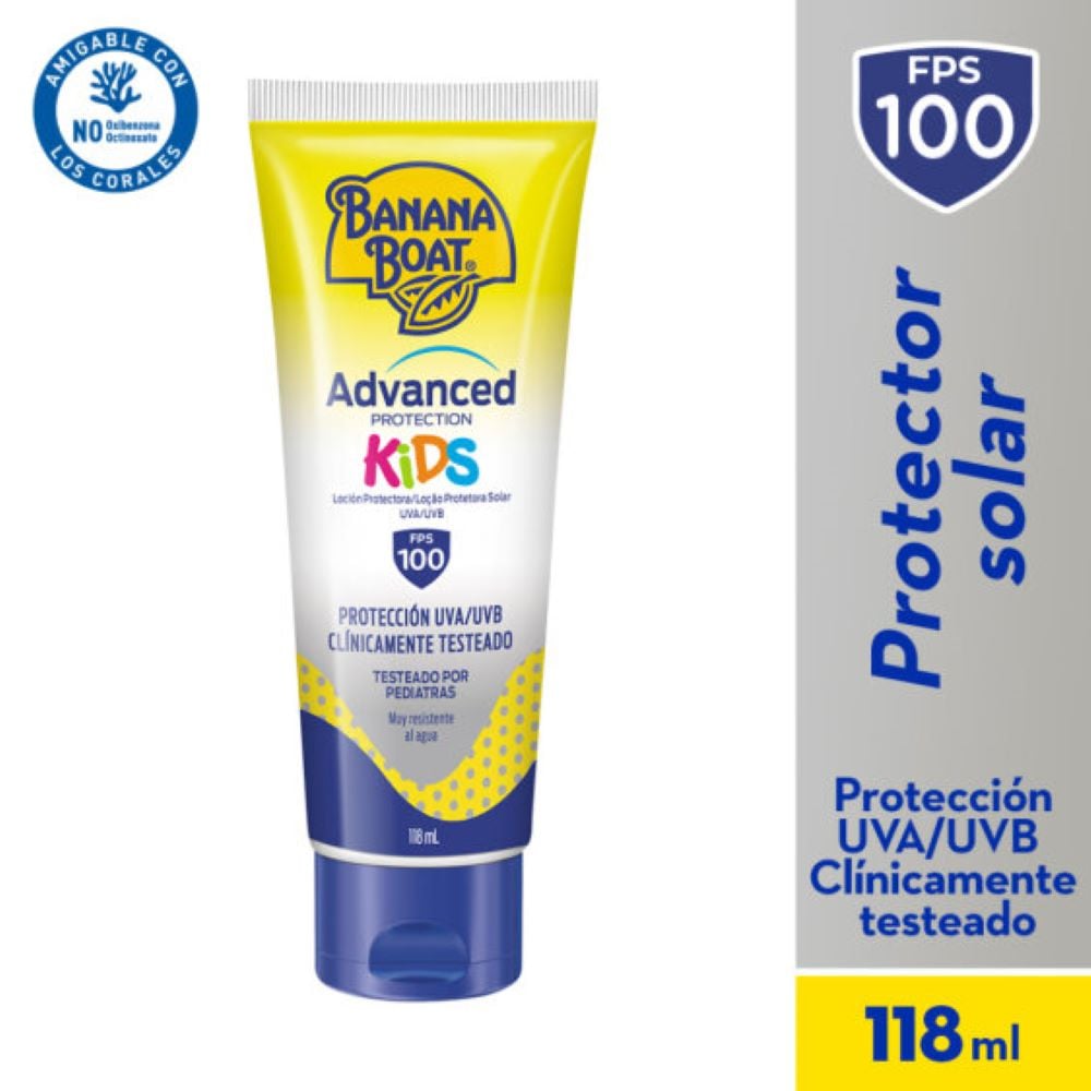 Protector Solar Advance Protection Kids Banana Boat Frasco X 118Ml ...