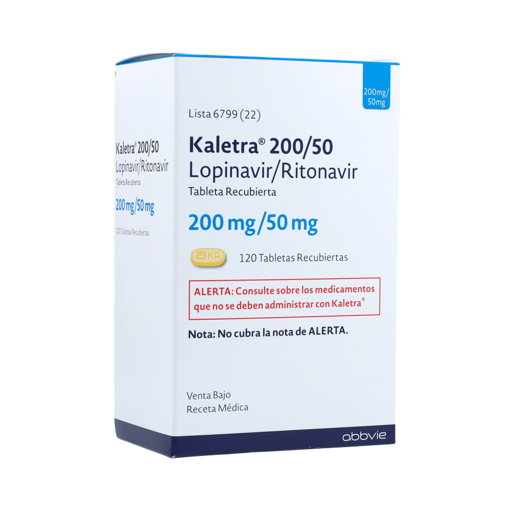 Kaletra Tableta Recubierta (200+50)Mg Frasco X 120 Los expertos en