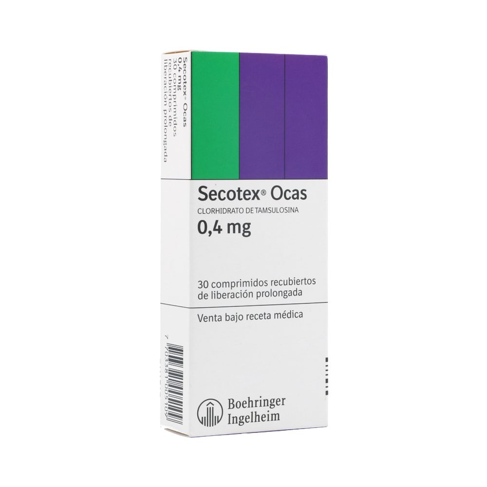 Secotex Ocas Tabletas Liberaci n Prolongada 0 4Mg Caja X 30 Los