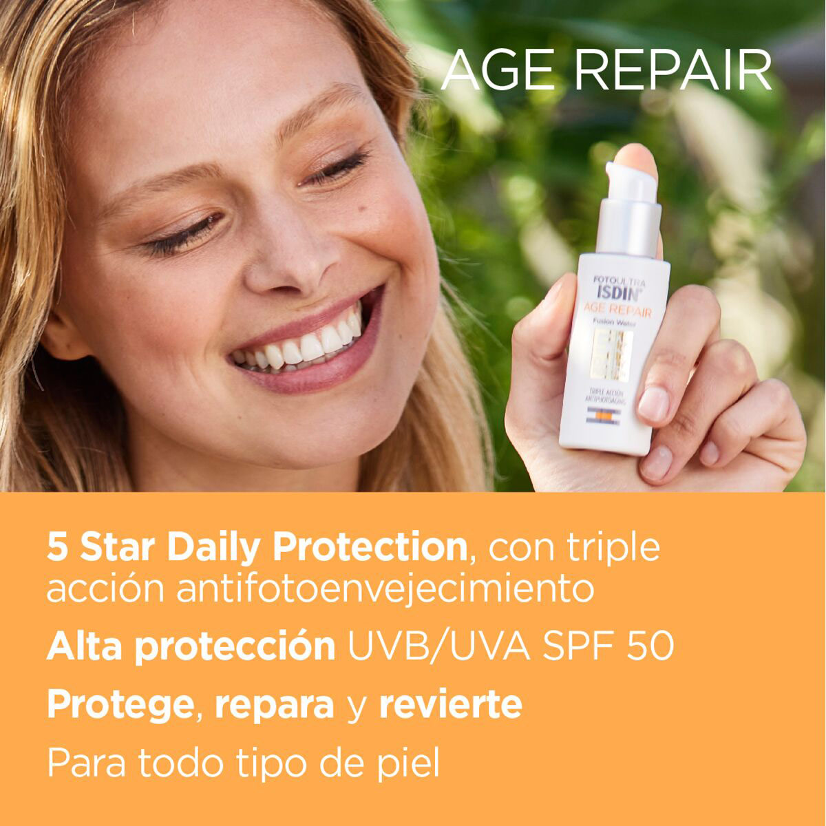 Foto Ultra Isdin Age Repair 50 Fps Frasco X 50 mL Los expertos en