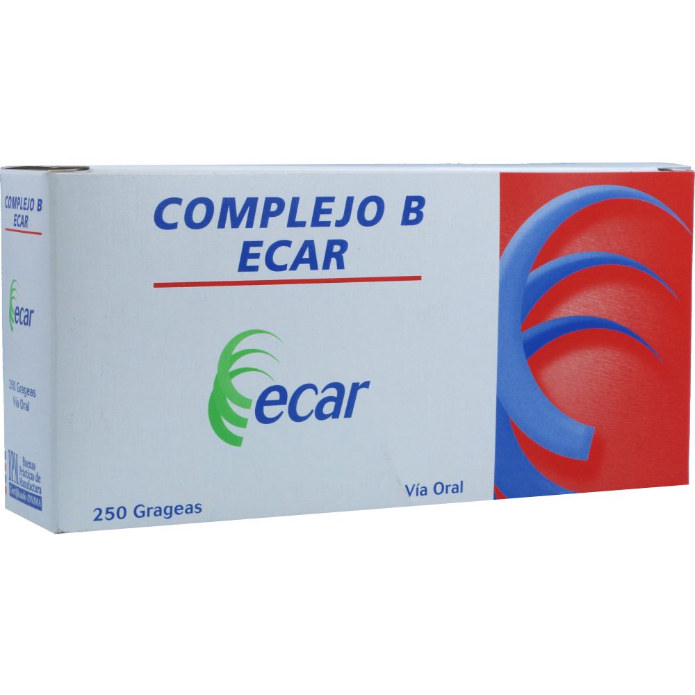 Complejo B Ecar Blister X 10 Grageas | Cruz Verde