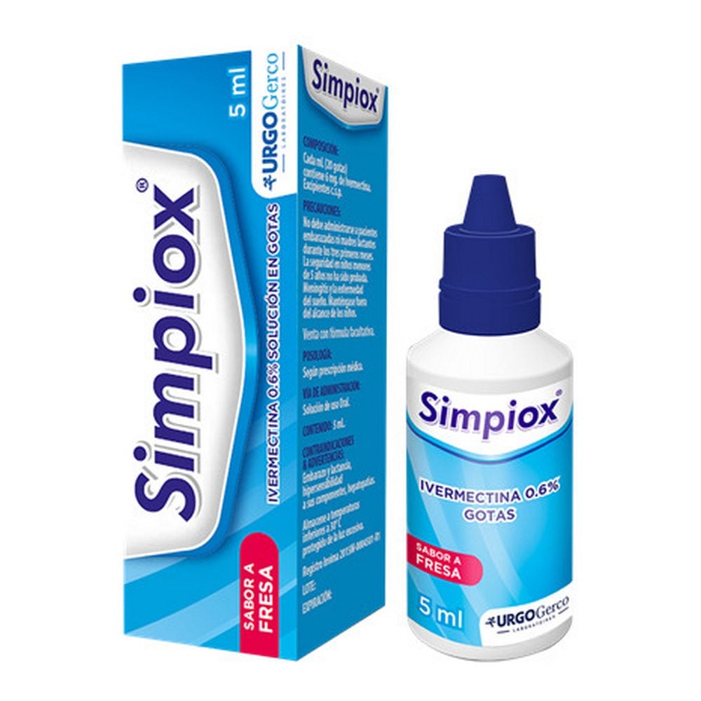 Simpiox Simpiox 6 mg / ml (0.6%) Solución Oral | Cruz Verde