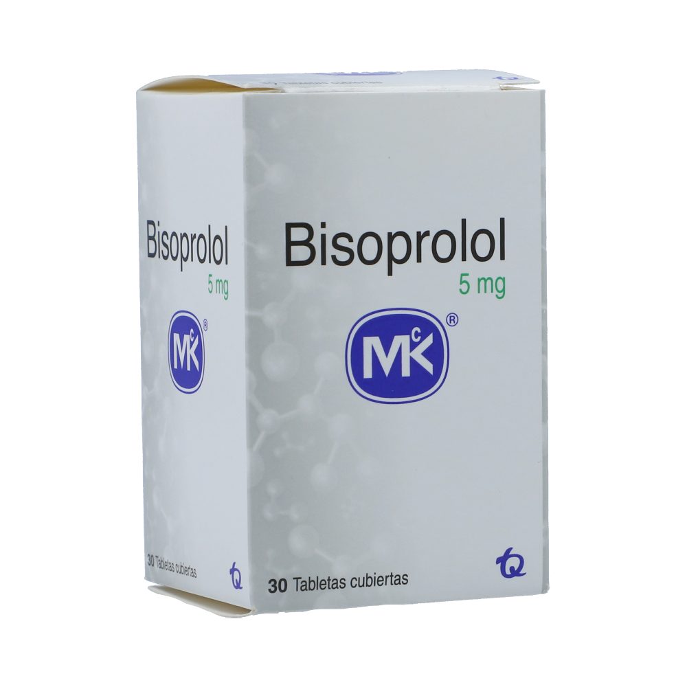 Bisoprolol Mk 5Mg Frasco X 30 Tabletas Recubiertas | Los expertos en ahorro Cruz Verde Colombia