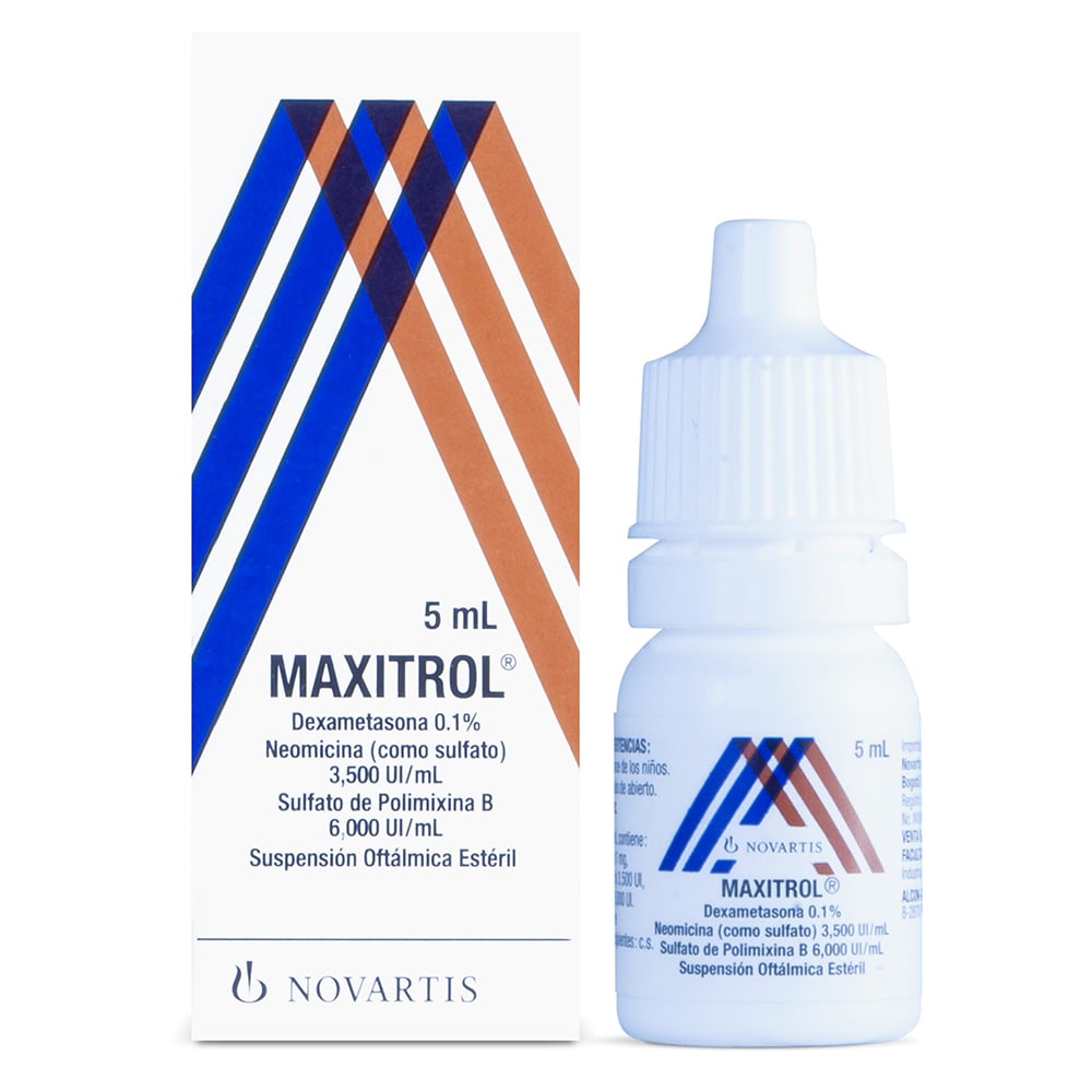 Maxitrol Solución Oftalmica Frasco X 5mL Los expertos en ahorro Cruz