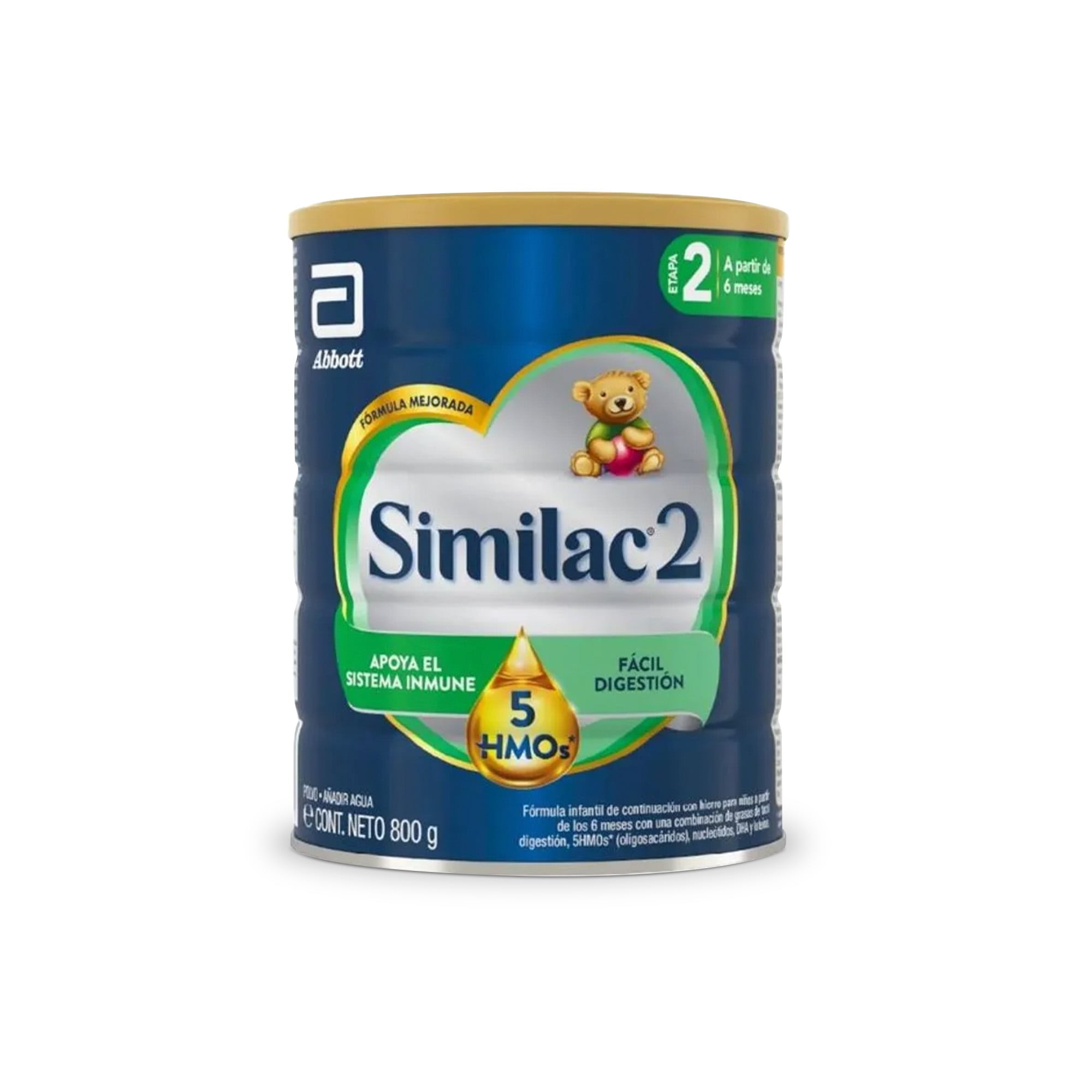 Similuc 2 Similac 2 5HMO Formula Infantil en Polvo 800 gr | Cruz Verde