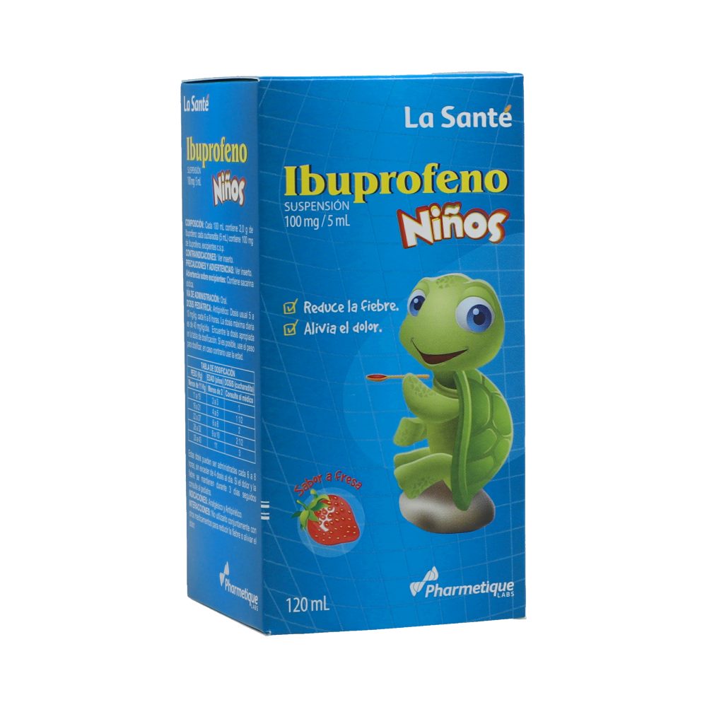 Ibuprofeno Niños Suspensión Oral Sabor a Fresa | Cruz Verde