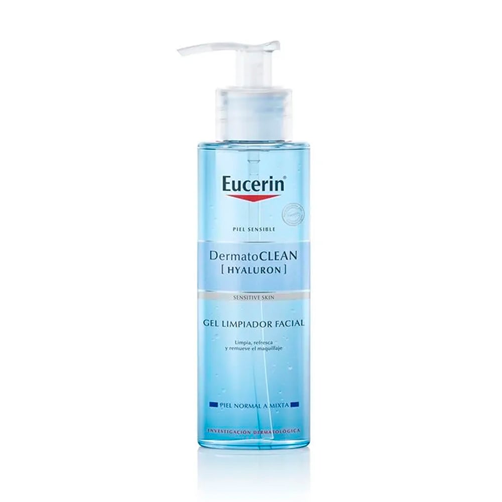 Eucerin Dermatoclean Gel Limpiador Facial Frasco X 200Ml Hyaluron Los