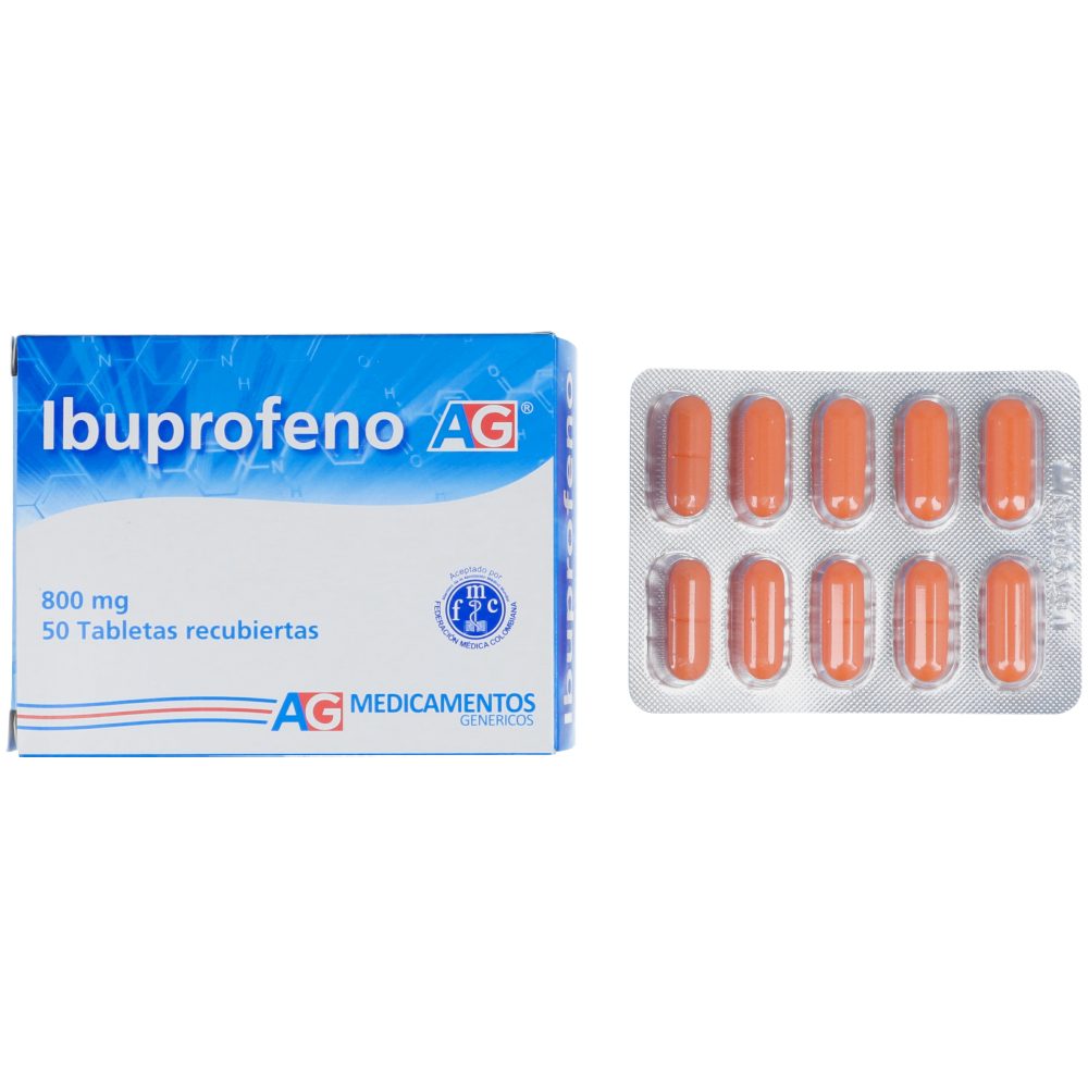 Ibuprofeno 800Mg Tableta Recubierta Blíster X 10 Amer Los expertos en