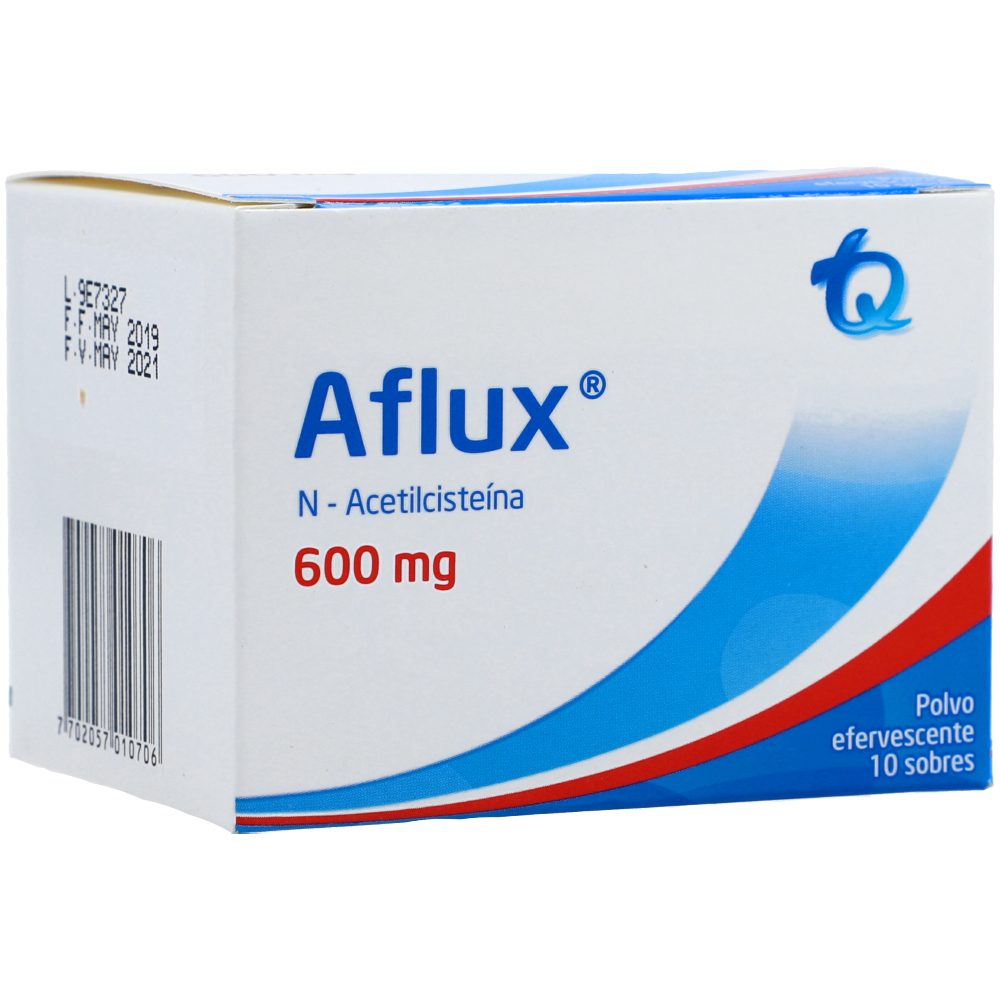 Aflux 600Mg Caja X 10 Sobres Polvo Oral | Los expertos en ahorro Cruz