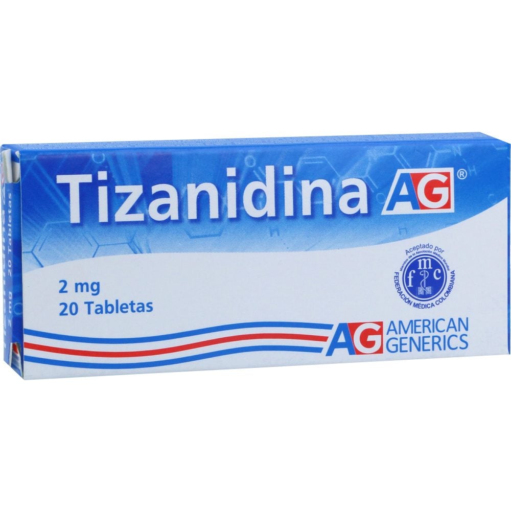 Tizanidina Tabletas 2Mg Caja X 20 Los expertos en ahorro Cruz Verde Colombia
