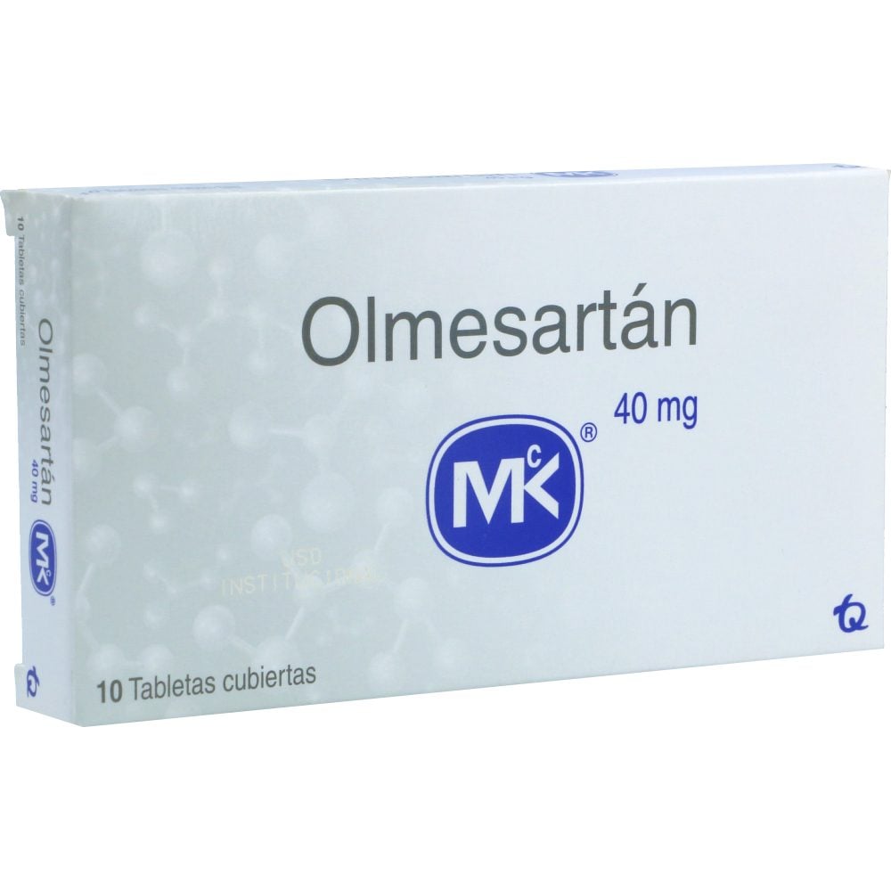 Olmesartan Mk 40Mg Caja X 10 Tabletas Recubiertas | Los expertos en ...