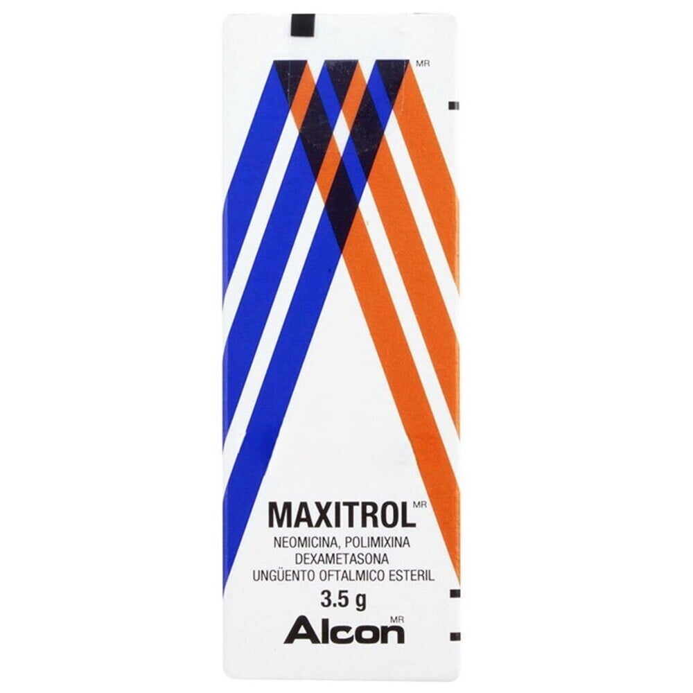 Maxitrol (0.1+0.35)+6000Ui/100Gr Ung Oft Tubo X 3.5Gr Cruz Verde