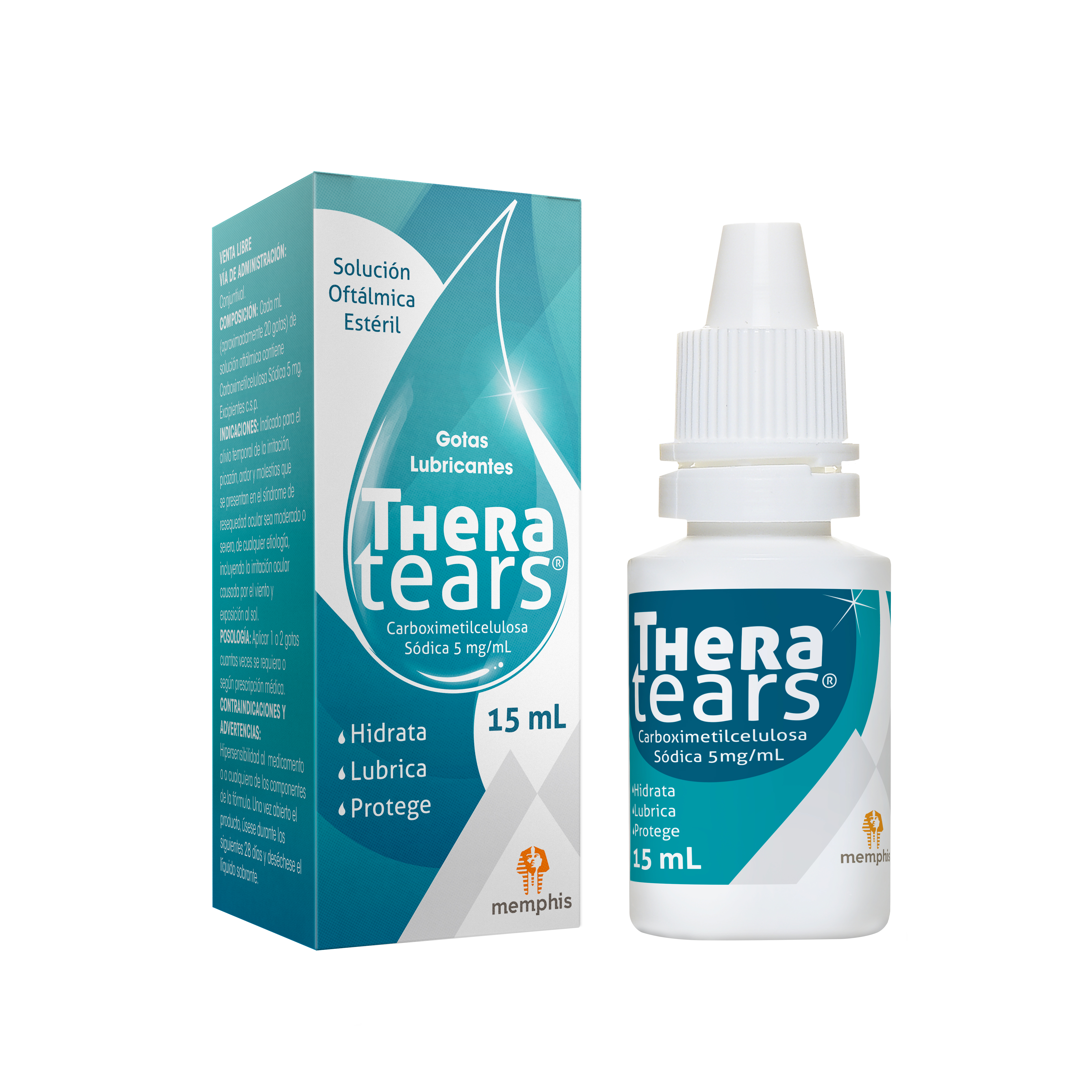 Thera Tears 5Mg/Ml(0 5%) Solución Oftalmica Frasco X 15Ml Cruz Verde
