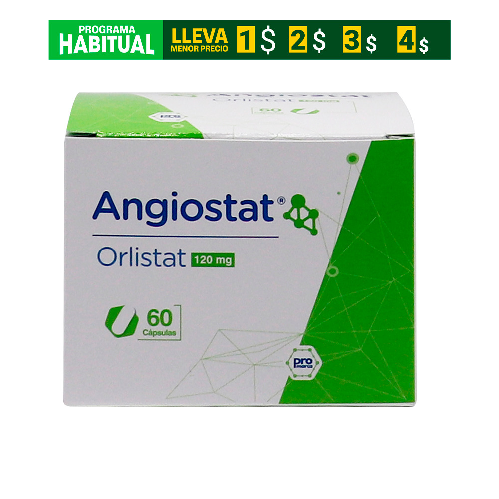 Angiostat 120Mg Capsulas Caja X 60