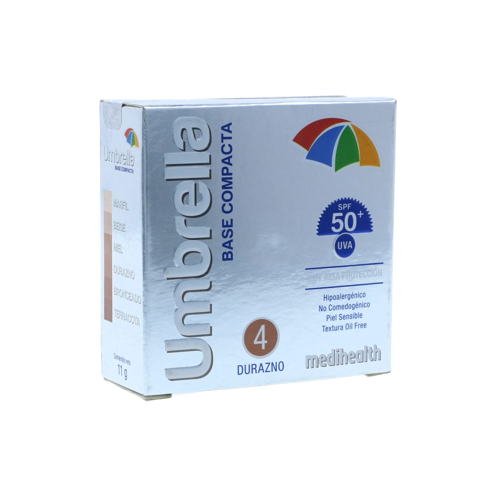 Base Compacta Umbrella Caja X 11Gr Tono 4 Durazno Los expertos en