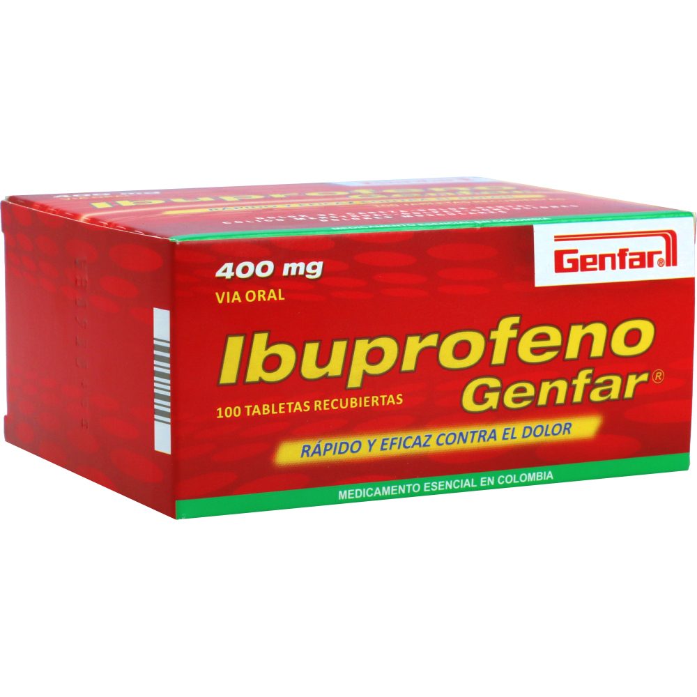 Ibuprofeno Genfar 400Mg Blister X 10 Tabletas Los expertos en ahorro
