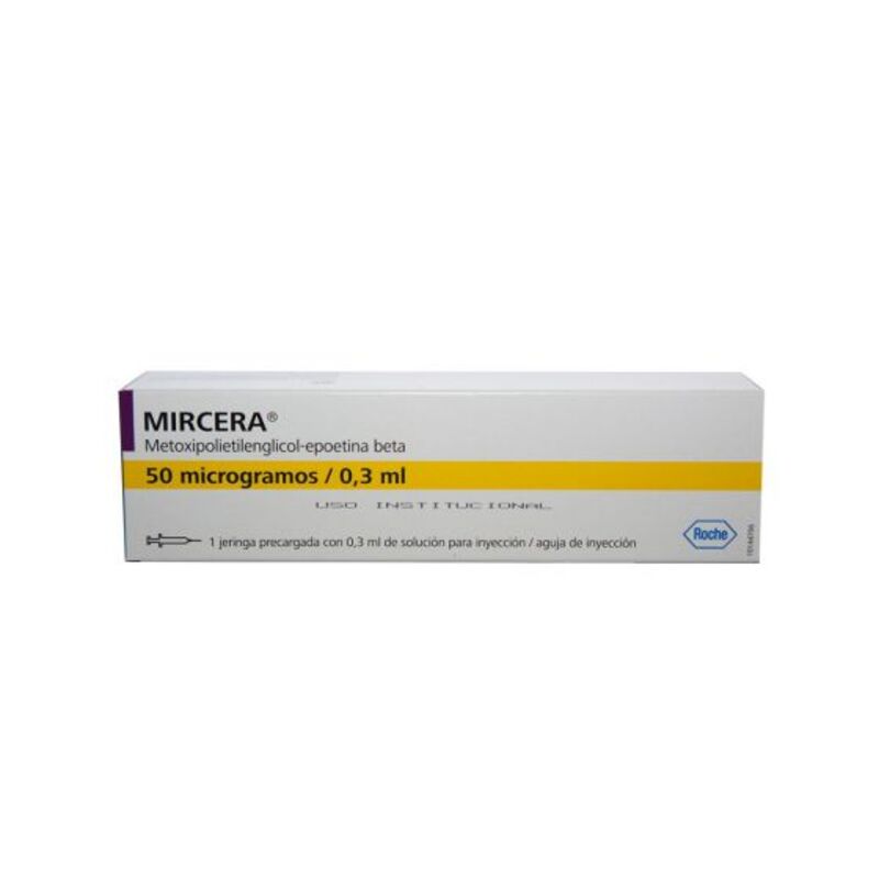 Mircera 50mcg/0.3ml/16mg/ml Solución Inyectable | Cruz Verde