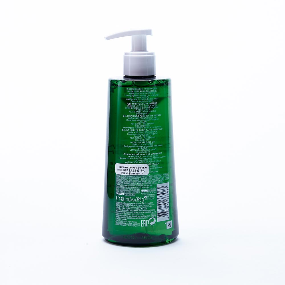Normaderm Phytosolution Gel Purificante Intenso Vichy Frasco X 400mL ...