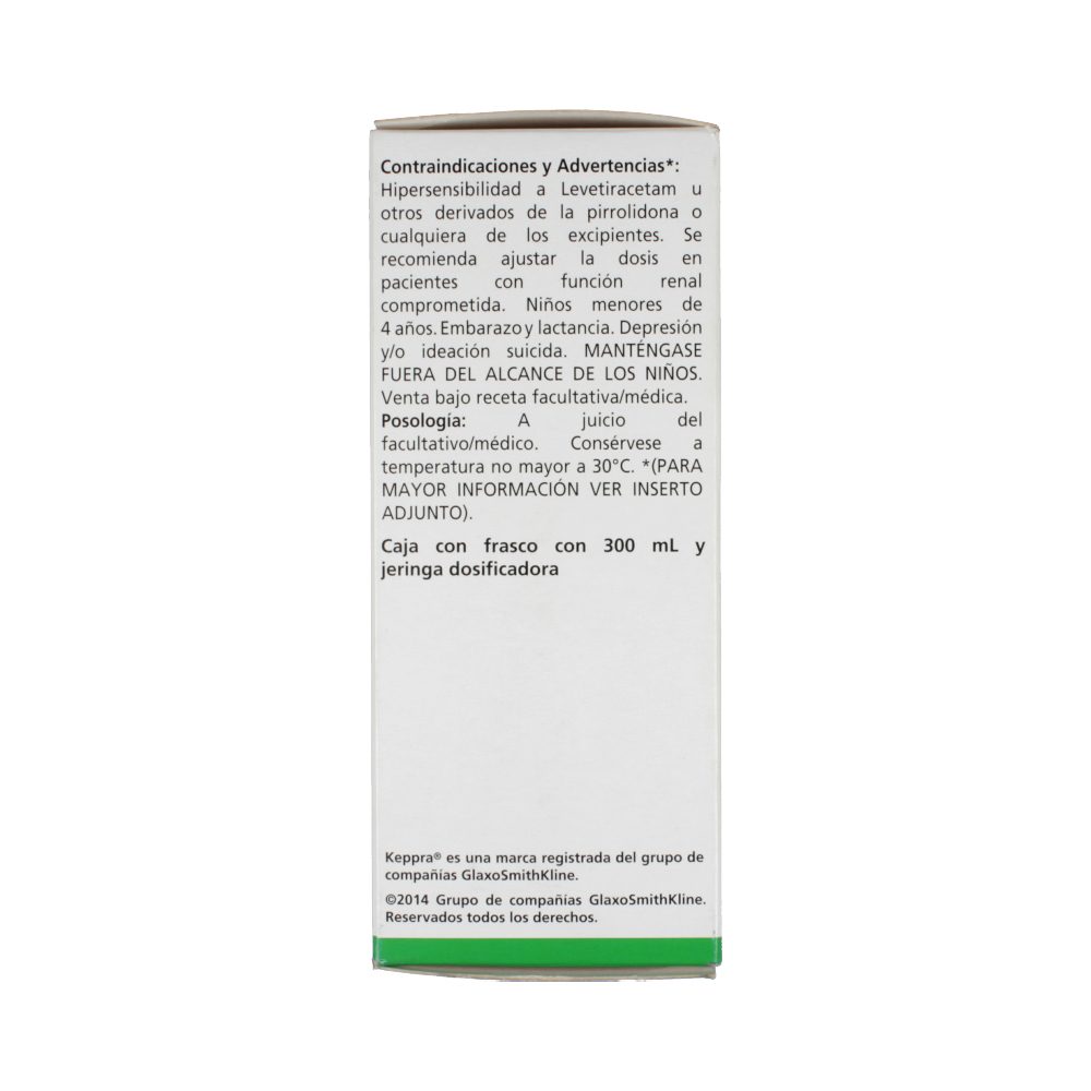 Keppra Solución Oral 100Mg/mL Frasco X 300mL Los expertos en ahorro