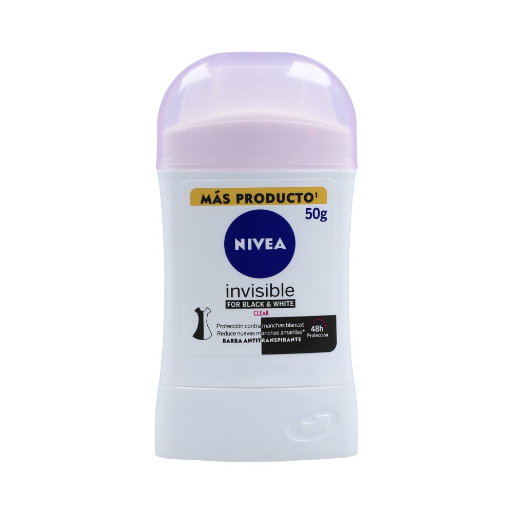 Desodorante Barra Invisible B&W Fem Nivea Pote X 40Gr | Los Expertos En ...