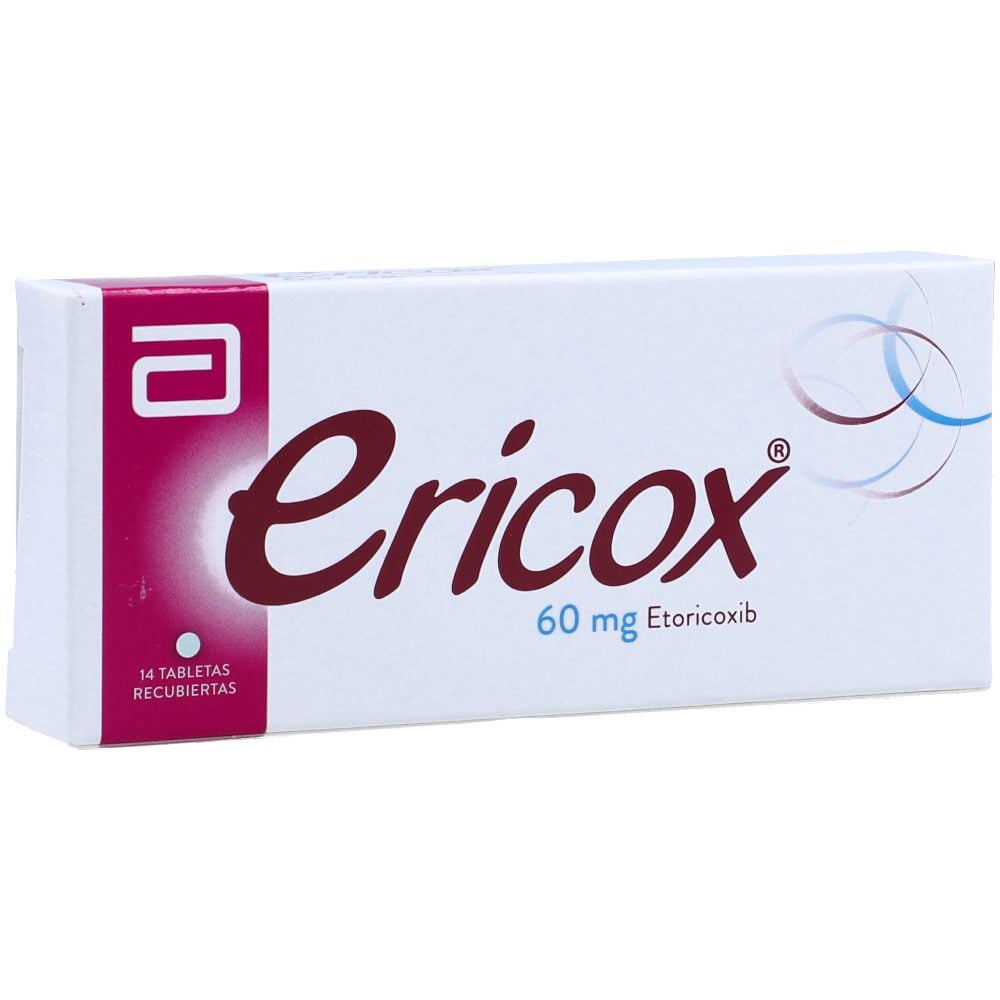 Ericox 60mg Caja X 14 Tabletas Recubiertas Los Expertos En Ahorro Cruz Verde Colombia 3604