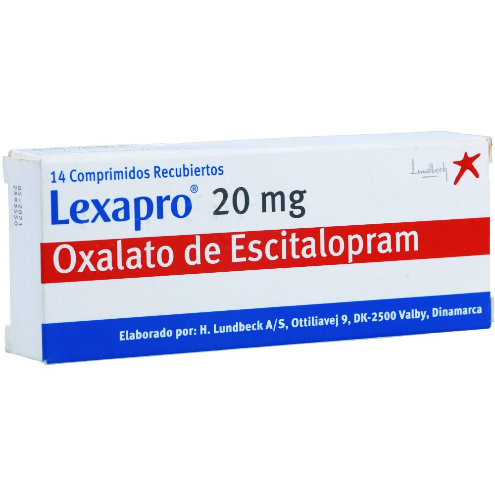 Lexapro Tabletas Recubiertas 20mg Caja X 14 Los Expertos En Ahorro