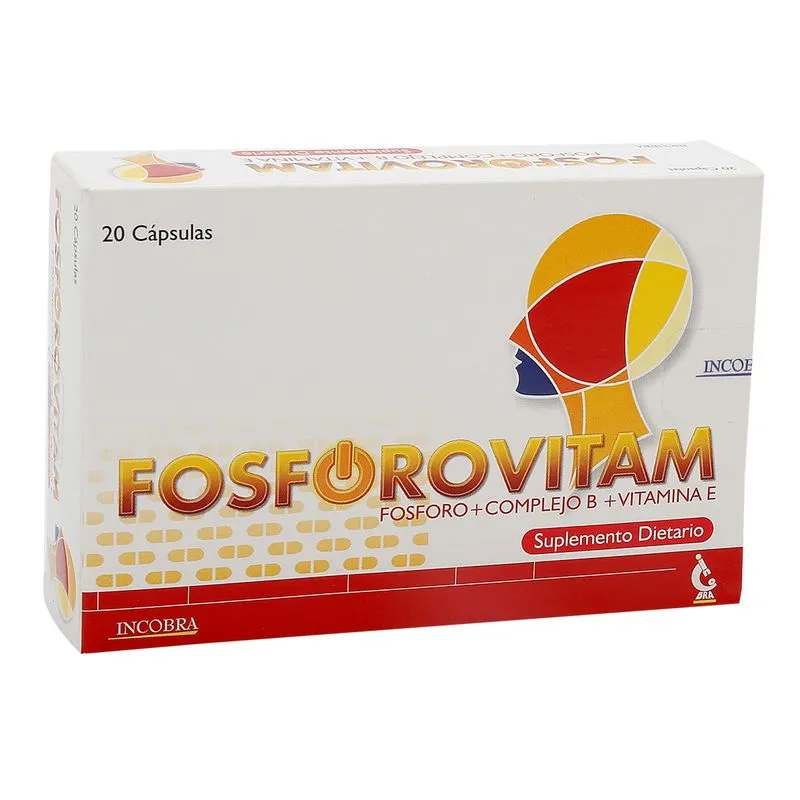 Fosforovitam Incobra Multiples Componentes Cápsulas Caja X 20 | Cruz Verde