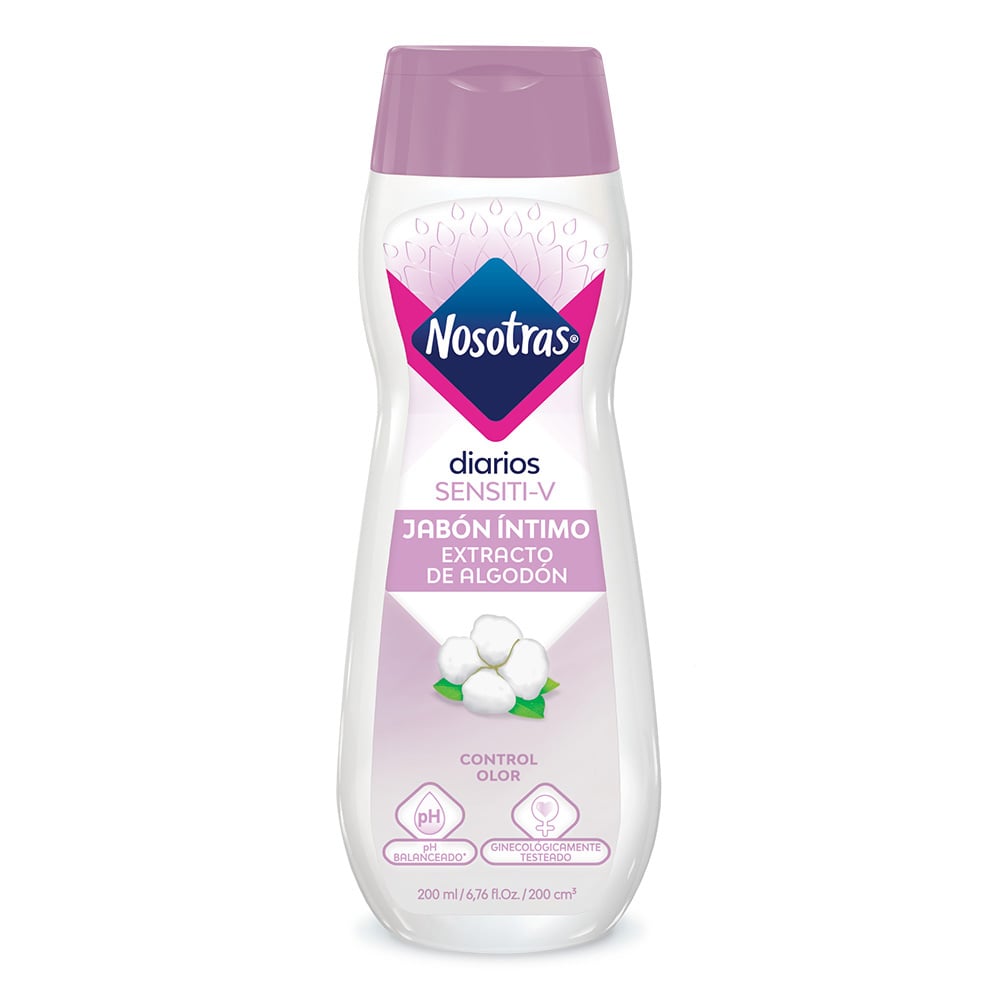 Jabón Intimo Nosotras Sensiti-V Frasco X 200Ml | Cruz Verde