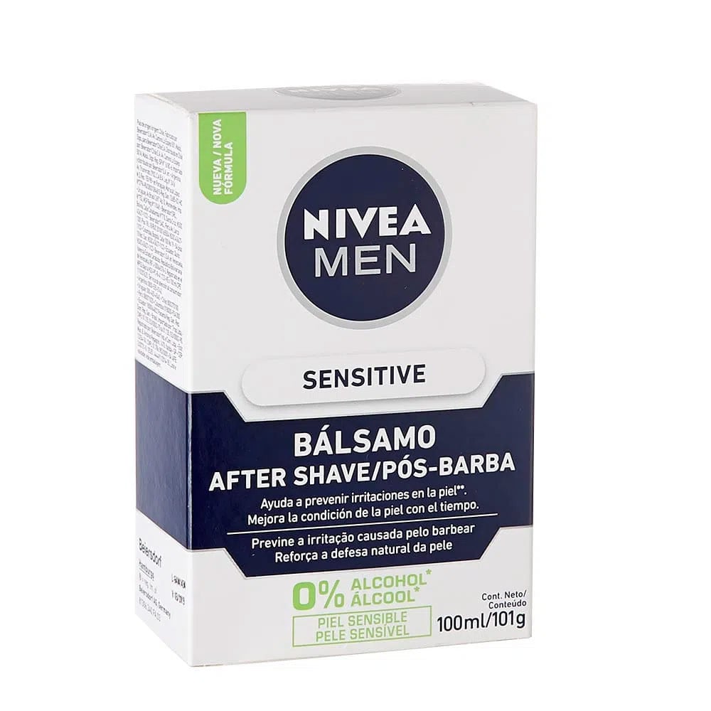 Balsamo After Shave For Men Sensitive Nivea Caja Individual X 1 Frasco