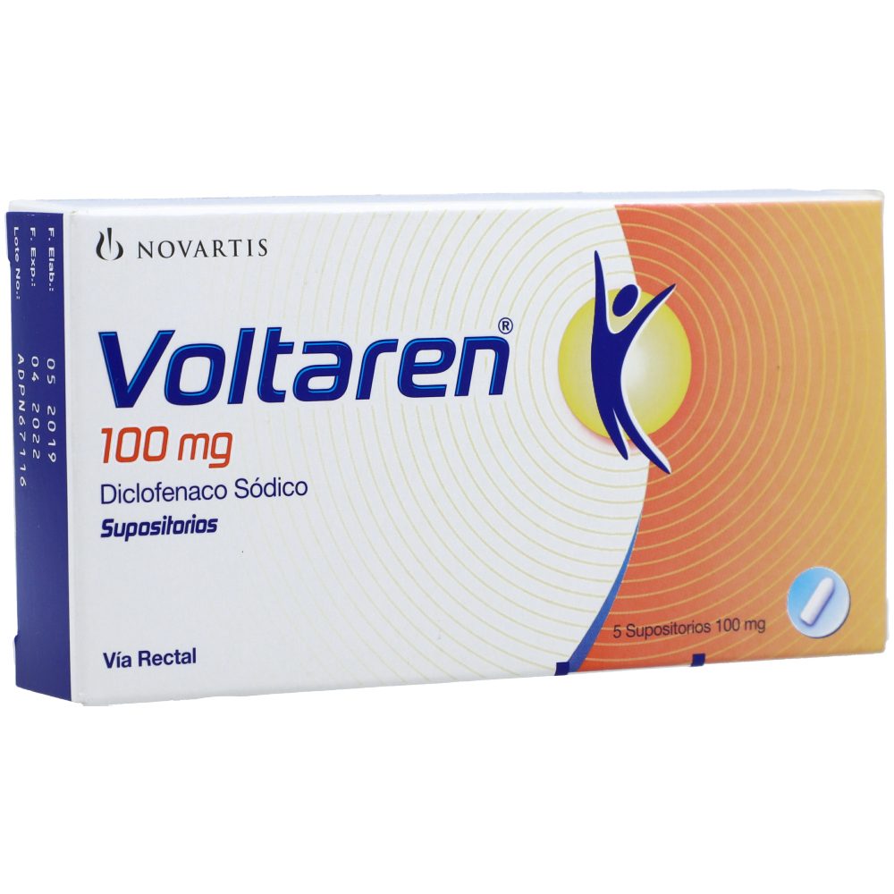 Voltaren 100Mg Caja X 5 Supositorios | Los Expertos En Ahorro Cruz ...