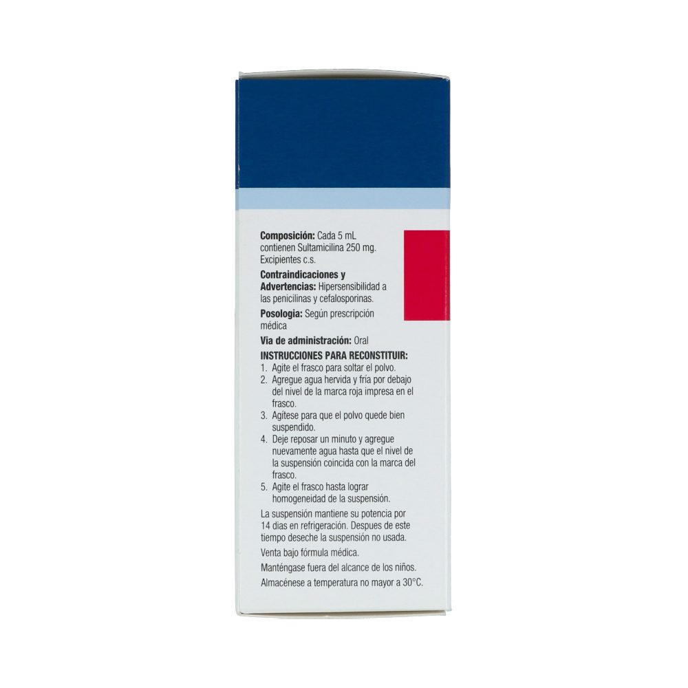 Unasyn 250Mg/5mL Susp Oral Frasco X 60mL Los expertos en ahorro Cruz