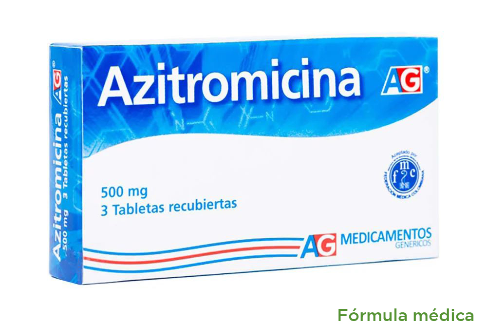 Azitromicina 500Mg Tabletas Recubiertas Caja X 3 Amer Gen | Cruz Verde