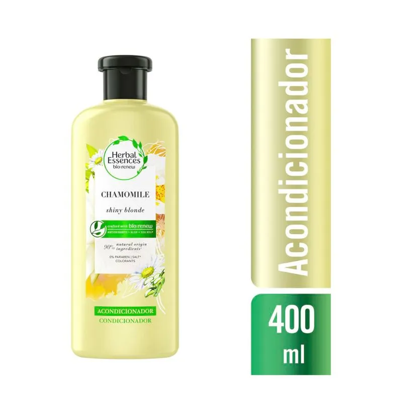 Acondicionador Chamomile Herbal Essences Shiny Blonde Frasco X 400Ml
