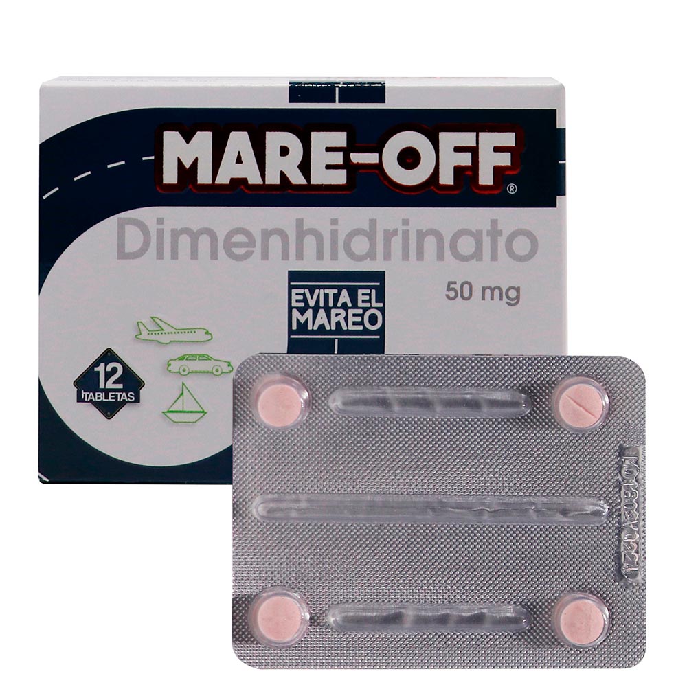 Mareoff Mare Off 50Mg Tabletas Caja X 12 | Los expertos en ahorro Cruz Verde ...