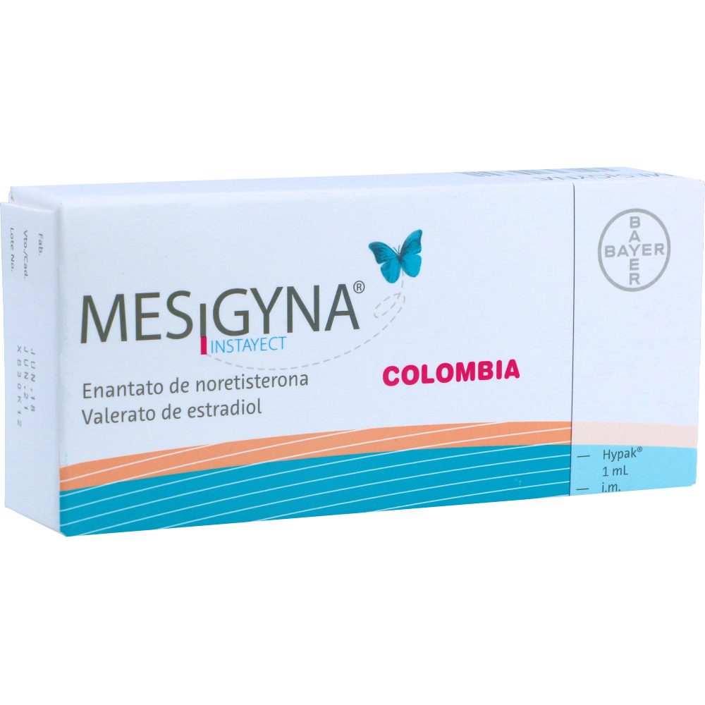 Mesigyna Instayect Solución Inyectable Jeringa Prellenada 50Mg+5Mg