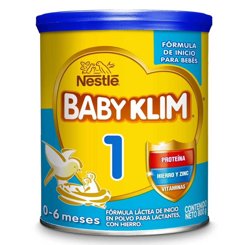 Formula Lactea Etapa 1 Polvo Baby Klim Tarro X 800Gr | Cruz Verde