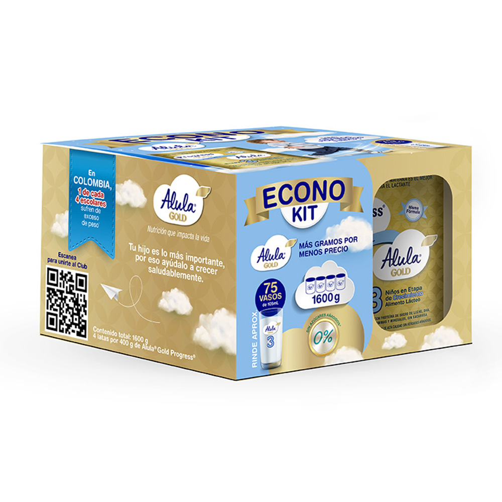 Formula Pack Alula Gold Progress x 1600 gr | Los expertos en ahorro ...