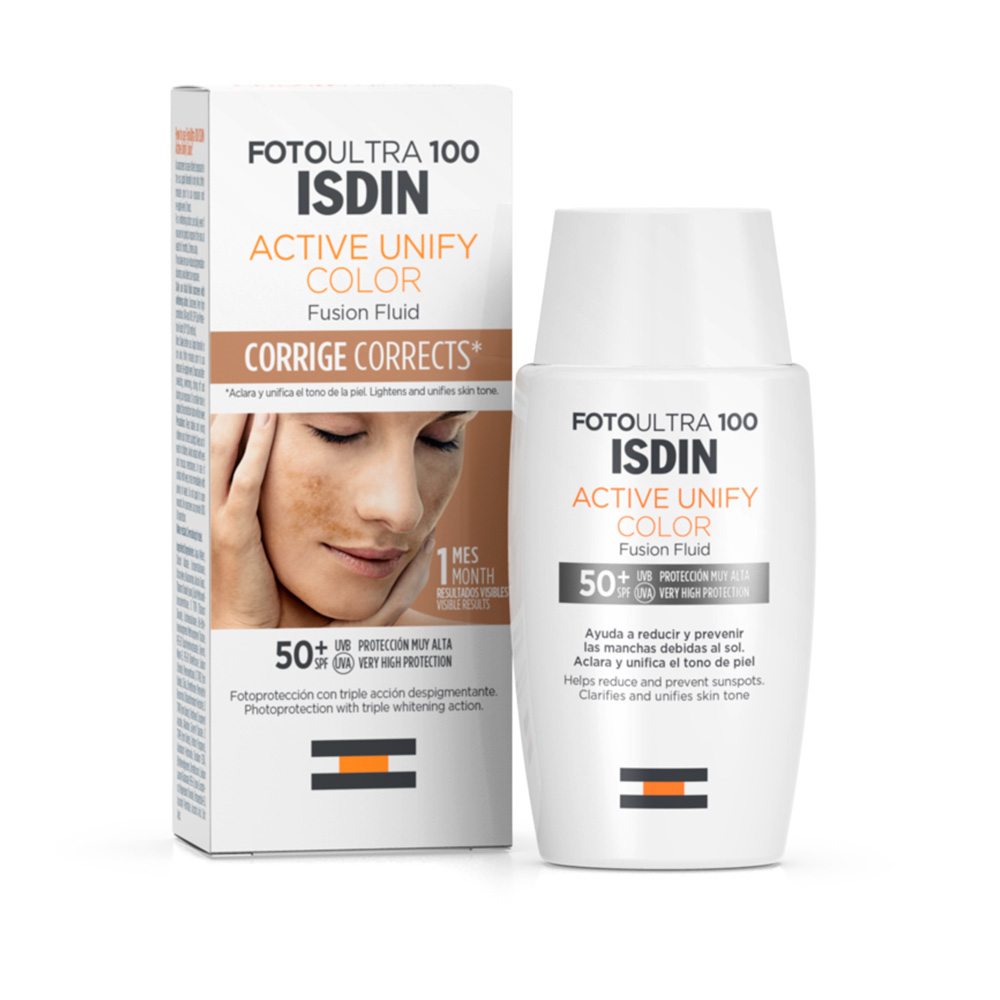 Fotoultra Active Unify Fusion Isdin Frasco X 50mL SPF100+ Fluid Color