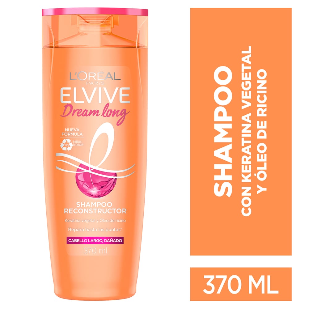 Shampoo Elvive Loreal Reconstructor Dream Long Frasco X 370Ml Los