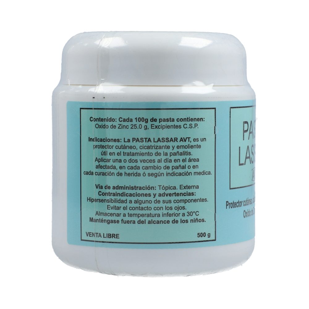Pasta Lassar avt Emulsión Tópica (pasta) Pote X 500 g Los expertos en