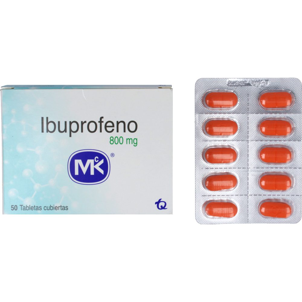 Ibuprofeno Mk 800Mg Blister X 10 Tabletas