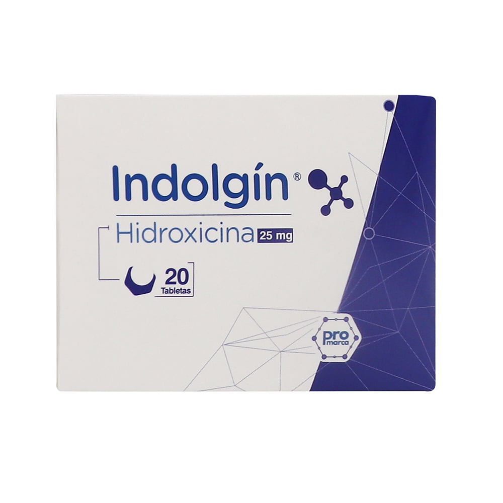 Indolgin 25Mg Tabletas Caja X 20