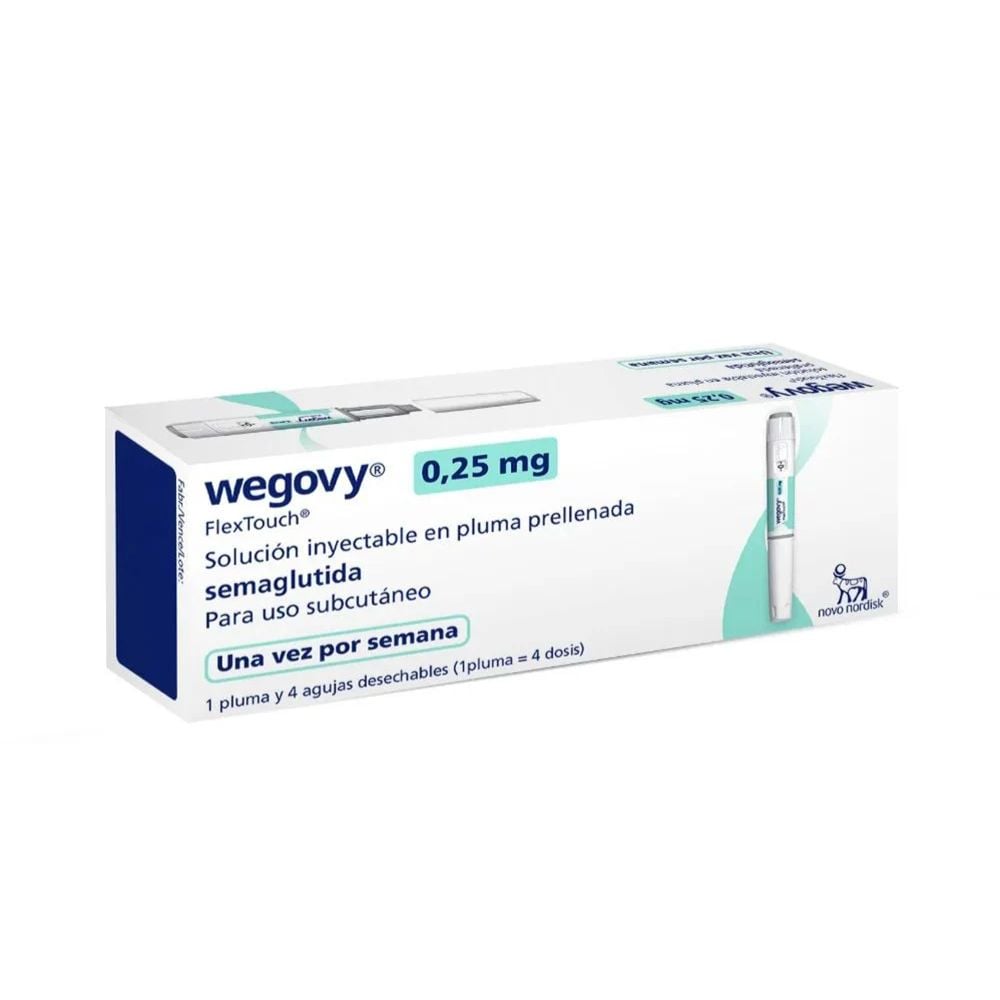 semaglutide 0.25 mg precio Wegovy 0.25 mg Inyectable Penfill 1.5 ml + 4 Agujas | Cruz Verde
